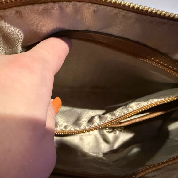 MICHAEL Michael Kors Brown Tote with Gold Accents - Picture 10 of 13